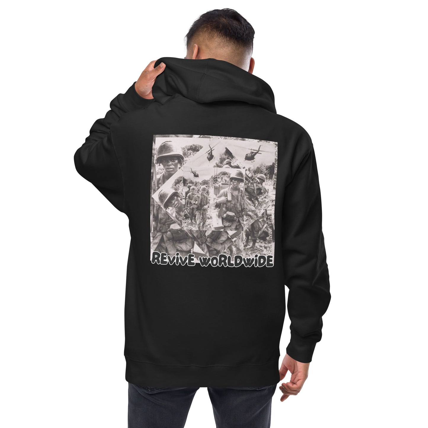 Unisex fleece zip up hoodie