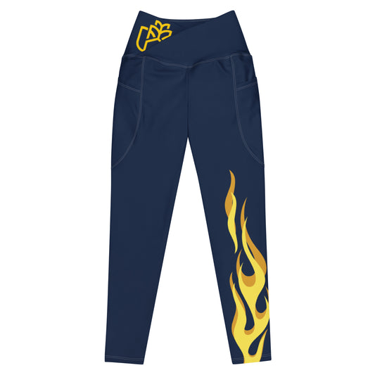 Flamed Revival Leggings Pockets