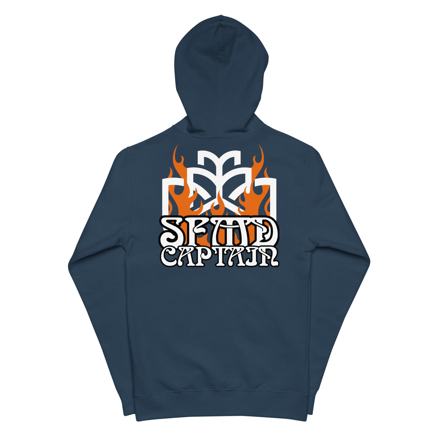 Unisex fleece zip up hoodie